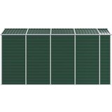 vidaXL Vrtno spremište zeleno 191 x 385 x 198 cm od pocinčanog čelika | shoptok.hr