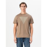 Guess Majica rjava / svetlo rjava | Shoptok.si