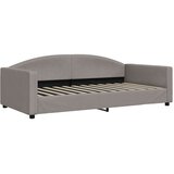  Dnevni krevet na razvlačenje smeđesivi 100 x 200 cm od tkanine | shoptok.hr