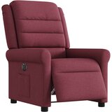 Maison Chic Električni naslanjač - Relax naslanjač vinsko rdeče blago, (22061592) | Shoptok.si