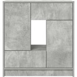  Komoda s predali in vrati, betonsko siva, 70,5x34x74,5 cm | Shoptok.si