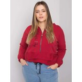 RELEVANCE Sweatshirt-RV-BL-7179.27-burgundy | Shoptok.si
