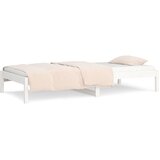  Dnevni krevet bez madraca bijeli 80 x 200 cm masivna borovina | shoptok.hr