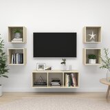 vidaXL 5-dijelni set TV ormarića boja hrasta sonome od iverice | shoptok.hr