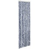  Zastor protiv insekata plavo-bijelo-srebrni 56 x 185 cm šenil | shoptok.hr