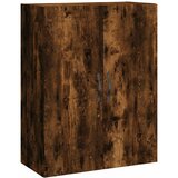 Maison Chic Stenska omarica - Zidna omarica dimljen hrast 69,5x34x90 cm inženirski les iu904, (22062794) | Shoptok.si