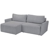 MID.YOU KOTNA SEDEŽNA GARNITURA, rebrasti žamet svetlo siva | Shoptok.si