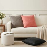  Jastuk s jastukom HEERLEN 2 kom. Tamnosiva Baršun | shoptok.hr