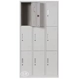Master Ormar metalni 9 vrata 1800x900x39cm sivi HDG-09-RAL7016 | Eponuda.ba