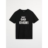 Sinsay Pamučna majica s natpisom Best Dad Ever | shoptok.hr