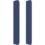  Uzglavlje s ušima plavi 103x16x118/128 cm od tkanine | shoptok.hr