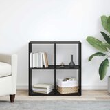 Ormarić za knjige Crni hrast 69,5 x 29 x 69,5 cm | shoptok.hr