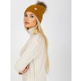 Fashion Hunters Mustard winter hat with pompom RUE PARIS Cene