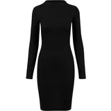 UC Ladies Women's ribbed dress URBAN CLASSICS - black