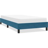  posteljni okvir brez vzmetnice temno modra 90x210 cm žamet, (21829186) | Shoptok.si