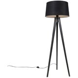 QAZQA Stativ črn s platnenim senčnikom črn 45 cm - Stativ Classic Cene