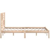  Posteljni okvir iz trdne borovine 120x200 cm, (20647931) | Shoptok.si
