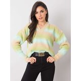 RUE PARIS Sweater-LC-SW-0022.20-light green | Shoptok.si