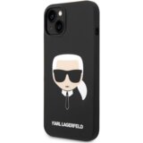  Originalen ovitek KLHCP14SSLKHBK za iPhone 14 6.1 črn silikonska zaščita - Karls Head Cene