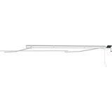  Okvir tende S LED lampica Bijelo 450 × 350 cm Aluminij | shoptok.hr