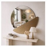 Hanah home Ogledalo Crescent Bronze Cene