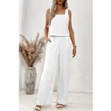 Fenzy 2-Delni Komplet Iz Lana, Bel | Shoptok.si