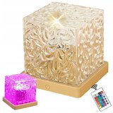  Akrilni akril. LED RGB Crystal LAMP CUBE USB + daljinski upravljač Cijene
