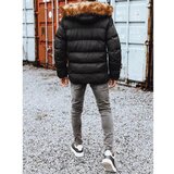 DStreet Black men's quilted winter jacket TX4160 Cene