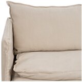 Ixia Kremno bela lanena sedežna garnitura 180 cm – | Shoptok.si
