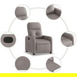 vidaXL Naslanjač taupe blago, (20929141) | Shoptok.si