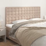 vidaXL Uzglavlja 4 kom boja cappuccina 100x5x78/88 cm od umjetne kože Cijene