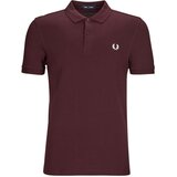 Fred Perry Polo majice kratki rokavi PLAIN SHIRT Bordo Cene