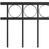 PANEL za ogradu čelični 1 7 x 0 8 m crni | shoptok.hr