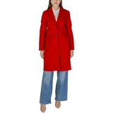 Vero_Moda VMFORTUNESARA LONG COAT GA BOO 10320531 Crvena