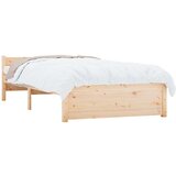  Posteljni okvir trden les 75x190 cm, (20708207) | Shoptok.si