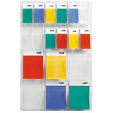 Helit Stenski zaslon, število predalov x format 6 x DIN A4, 12 x 1/3 DIN A4, VxŠxG 1143 x 762 x 51 mm | Shoptok.si