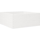 vidaXL Vrtna sadilica bijela 110x110x46 cm od masivne borovine Cijene