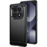 AVIZAR Ovitek za Redmi Note 15 5G / 4G iz silikona z učinkom karbona in brušeno teksturo, Črna, (5000189737) | Shoptok.si