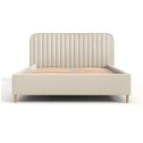 Maison de Rêve Bež tapecirani bračni krevet s prostorom za odlaganje s podnicom 120x200 cm Noto – | shoptok.hr