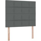  Krevet s prostorom za pohranu s LED-om Tamno siva 120 x 190 cm | shoptok.hr