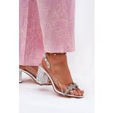 S. BARSKI Transparent Heeled Sandals D&A | Shoptok.si