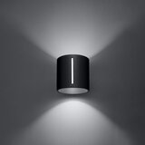 Nice Lamps Črna stenska svetilka Vulco – | Shoptok.si