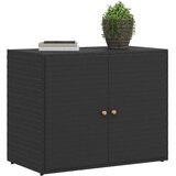  Vrtni ormarić za pohranu crni 100x55,5x80 cm poli ratan | shoptok.hr