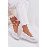 Boto Ladies Mesh Ballet Flats In Sporty Style White Virella | Shoptok.si