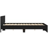  Okvir za krevet s uzglavljem crni 140x190 cm | shoptok.hr