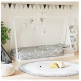 vidaXL Okvir za dječji krevet bijeli 90 x 190 cm od masivne borovine