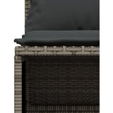  4-dijelni set vrtnih sofa od poliratana s jastucima sivi | shoptok.hr