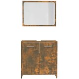  Set kupaonskog namještaja boja hrasta konstruirano drvo | shoptok.hr