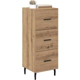vidaXL Kreveta hrast artisan 34 x 34.5 x 90 cm Konstruirano drvo | shoptok.hr