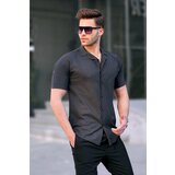Madmext Shirt - Black - Fitted Cene